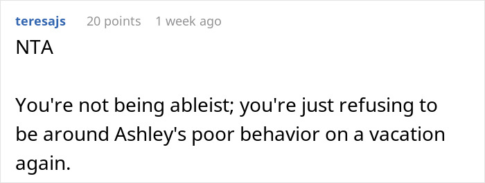 Woman Refuses To Repeat Trip With Disabled Friend, Gets Called An "Ableist"