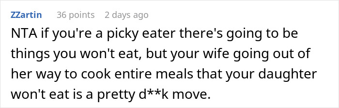 Man Discovers Wife Purposefully Cooks Meals Daughter Won&rsquo;t Eat, Decides On Divorce