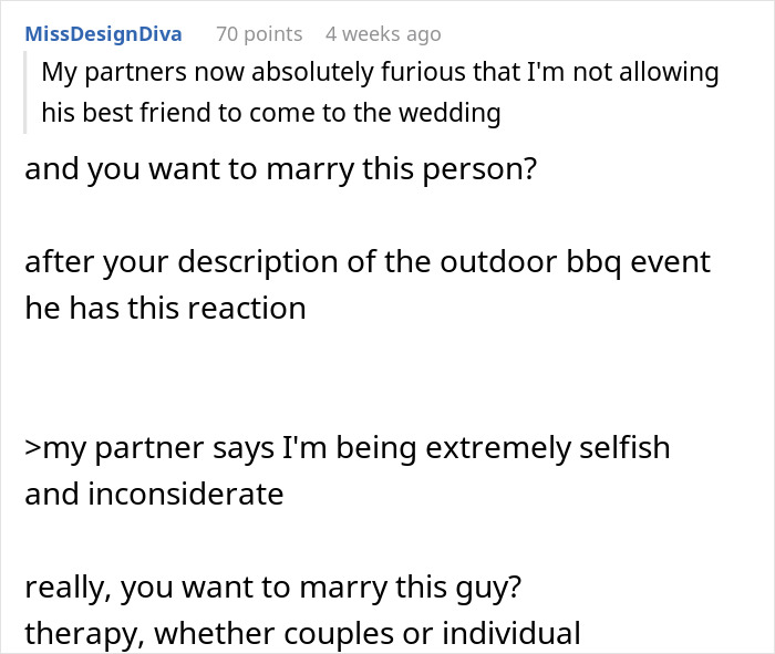 Groomsman Is Mad He Can't Bring His Baby Despite Bride Giving 2-Year Notice About Child-Free Wedding Groomsman Is Mad He Can't Bring His Baby Despite Bride Giving 2-Year Notice About Child-Free Wedding