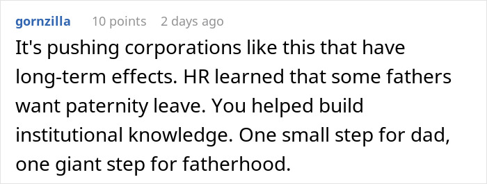 Boss Regrets Not Giving New Dad 1 Week Off After He Says He'll Be Taking 12