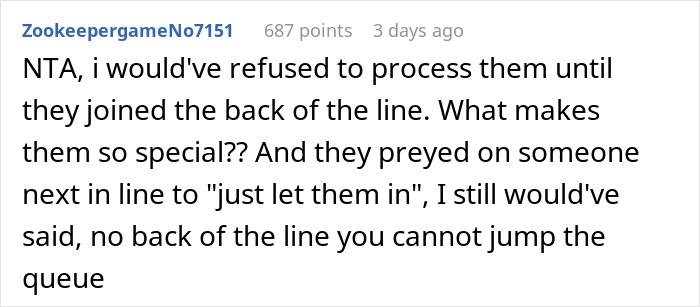 Airport Worker Serves Up A Dose Of Reality To Over-Entitled Family Cutting In Line Airport Worker Serves Up A Dose Of Reality To Over-Entitled Family Cutting In Line