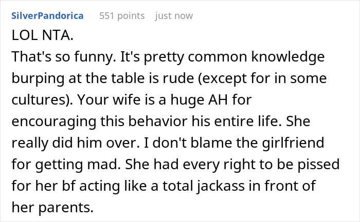 Guy Disregards Dad’s Advice On Table Manners, Regrets It During A Dinner With His GF’s Family Guy Disregards Dad’s Advice On Table Manners, Regrets It During A Dinner With His GF’s Family