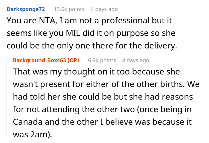 Woman Asks If She&rsquo;s Wrong For Saying Her MIL Is Dead To Her After She Ruined Plans Made Pre-Labor