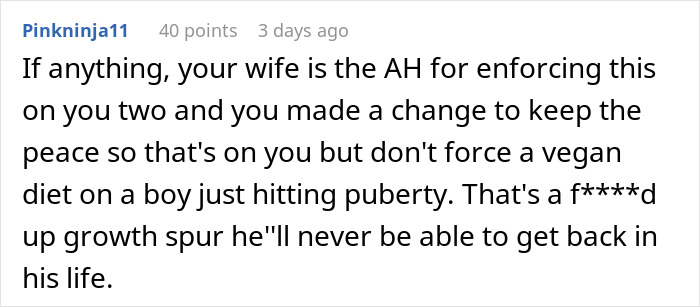 Mom Freaks Out After Finding Out Her Son Has Been Getting Non-Vegan Snacks From Dad