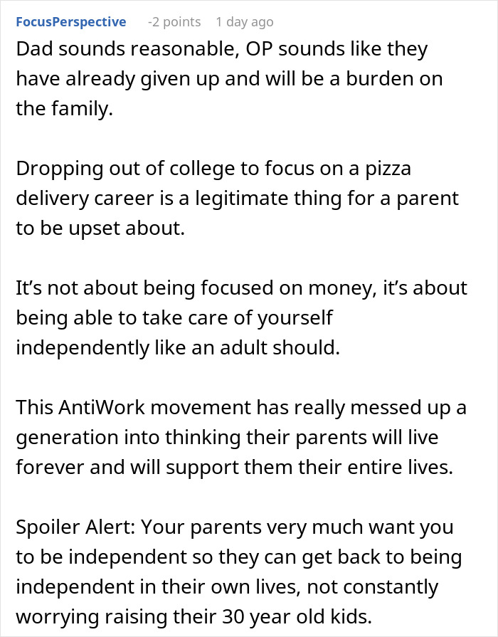 Dad Offers Daughter A Deal So She Changes The Job He&rsquo;s Embarrassed About, He Ends Up With Nothing