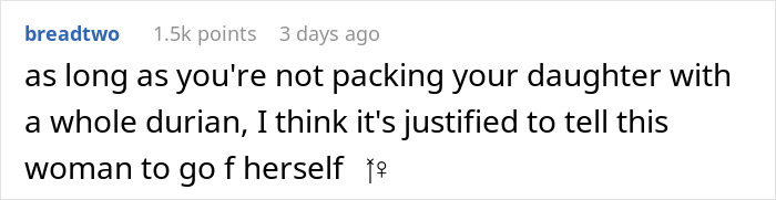 Woman Has The Audacity To Complain About Another Kid's Lunch To Her Mom, Gets Shut Down