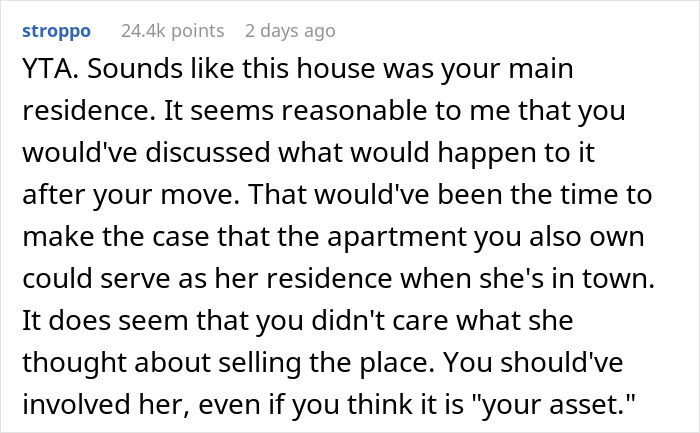 “Am I The Jerk For Selling Our House Without Informing My Wife?” “Am I The Jerk For Selling Our House Without Informing My Wife?”