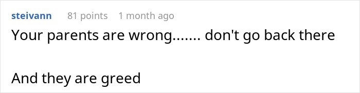 &ldquo;If I Didn&rsquo;t Agree, I Could Leave&rdquo;: Teen Moves Out After Parents Try To Claim Their Money