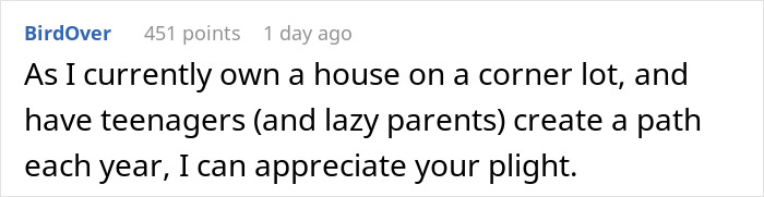 Woman Gets Revenge On Teen For Using Her Yard As A Shortcut, Pretends It Wasn’t Planned At All Woman Gets Revenge On Teen For Using Her Yard As A Shortcut, Pretends It Wasn’t Planned At All