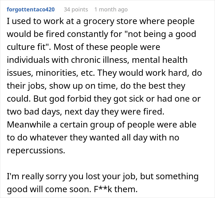 Woman Gets Fired From A Good Job With No Warning Or Reason, Netizens Say It&rsquo;s Because Of Her Illness