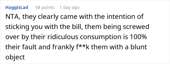 Man Refuses To Pay $825 Bill After Friend&rsquo;s Guests Go Crazy With Ordering