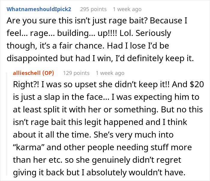 Woman Furious That Friend Received Scratchcard As A Tip But Returned It, Despite It Winning $50k