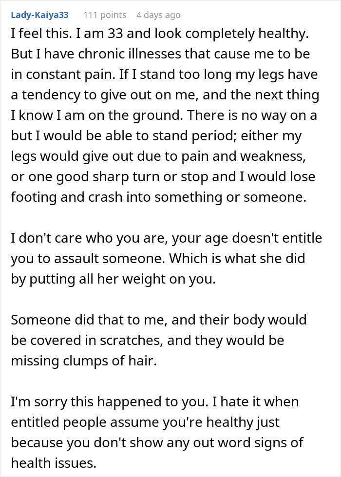 &ldquo;Respect Your Elders&rdquo;: Karen Sits On Top Of Healthy-Looking Woman, Causes Her To Scream In Pain