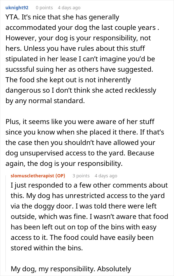 Woman Gets $800 Vet Bill After Her Dog Eats Roommate's Food, Wonders Who's To Blame