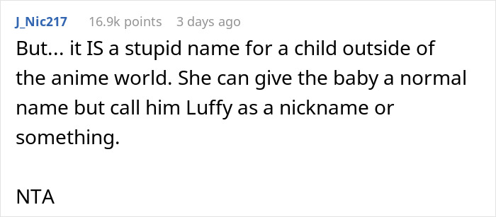 Woman Supports BIL When He Worries That Kid Will Be Bullied Due To Wife&rsquo;s Chosen Name