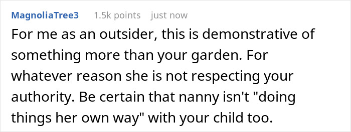 Woman Warns Baby's Nanny Not To Touch Her Flower Garden, Finds That Everything Has Been Dug Up Woman Warns Baby's Nanny Not To Touch Her Flower Garden, Finds That Everything Has Been Dug Up
