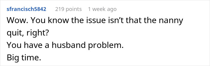 Nanny Quits Job After Husband Sees Her Naked And Doesn't Leave Her Alone