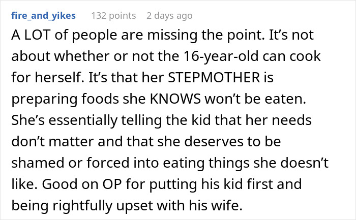 Man Discovers Wife Purposefully Cooks Meals Daughter Won&rsquo;t Eat, Decides On Divorce