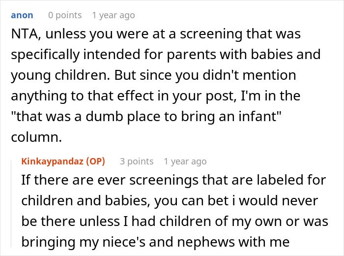 Baby Keeps Crying At The Movie Theater, Frustrated Guy Loses It And Yells At The Mom