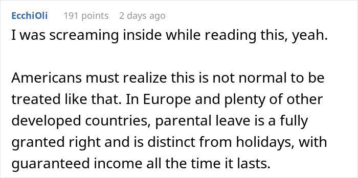 Boss Regrets Not Giving New Dad 1 Week Off After He Says He'll Be Taking 12