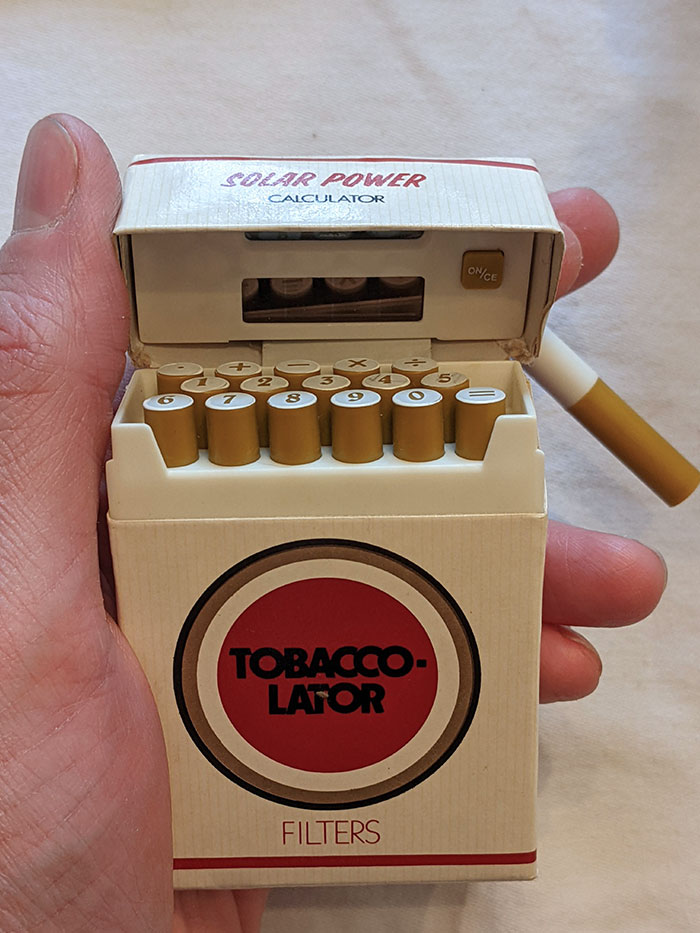 I Found A Pack Of Cigarettes That's Actually A Calculator