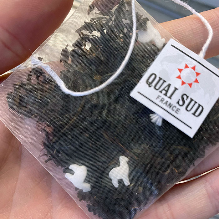This Teabag Contains Tiny Llama-Shaped Sugar