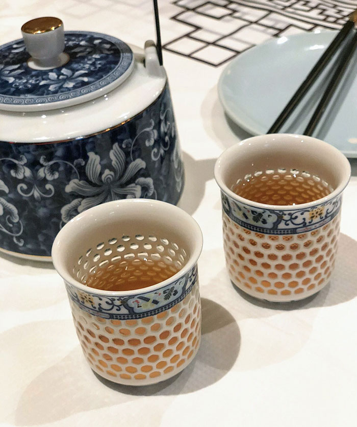 These Teacups Look Like They Have Little Holes In Them