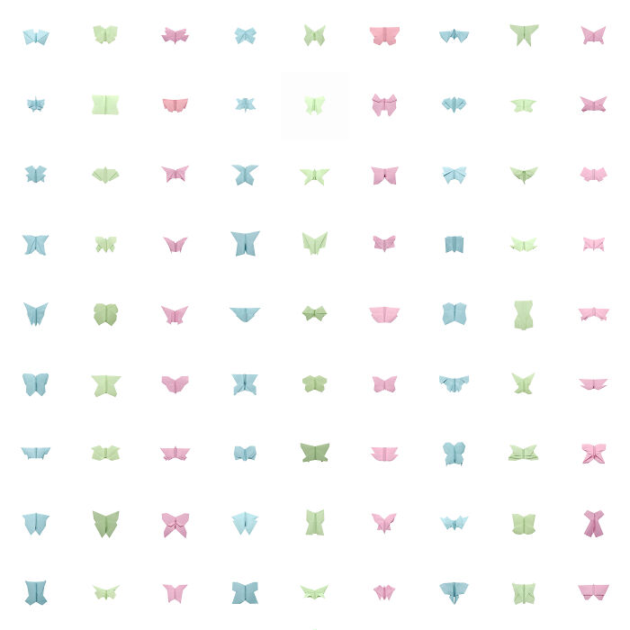 I Made Over 1000 Origami Butterflies (22 Pics)