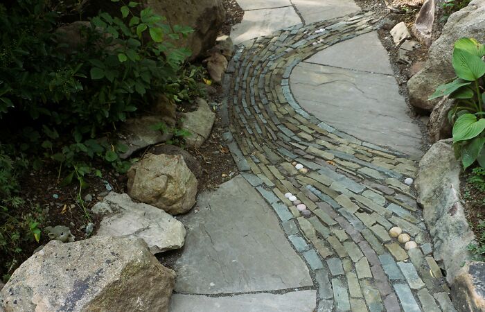 I Built A Unique Stone Path (6 Pics)