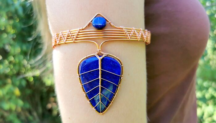 I Used Ten Meters Of Coated Copper Wire For This Elven Armlet