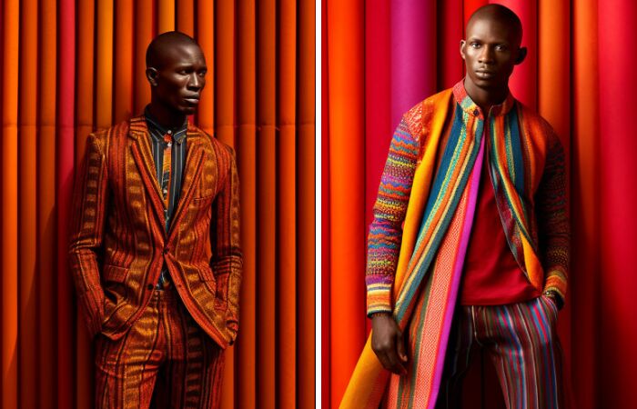 Afro-Colorism Fashion Photos Made By AI (5 Pics)