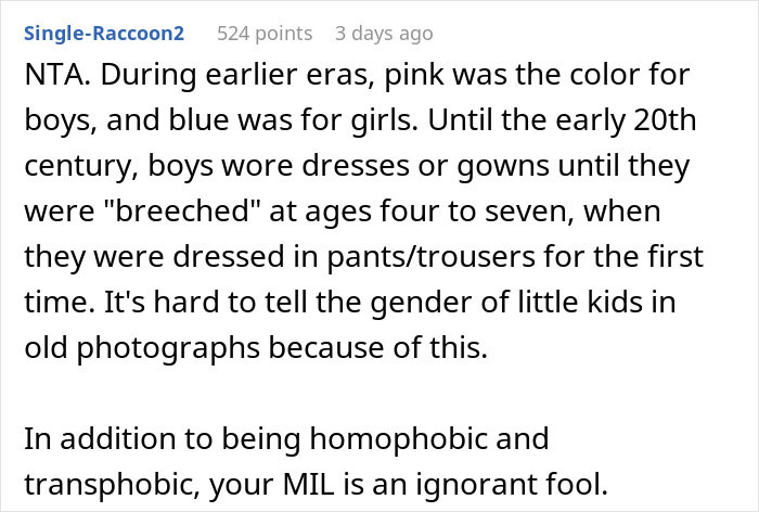 Mom Gets Back At Homophobic MIL By Dressing Her Baby Girl In Blue Every Time She Visits Mom Gets Back At Homophobic MIL By Dressing Her Baby Girl In Blue Every Time She Visits