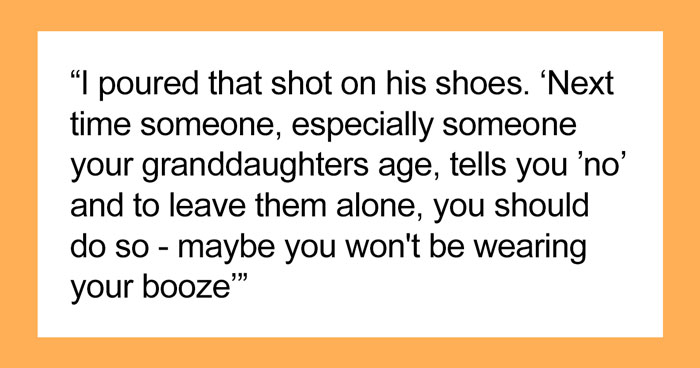 Man Can’t Understand No For An Answer, Woman Agrees On Him Buying Her A Drink, Dumps It On His Shoes