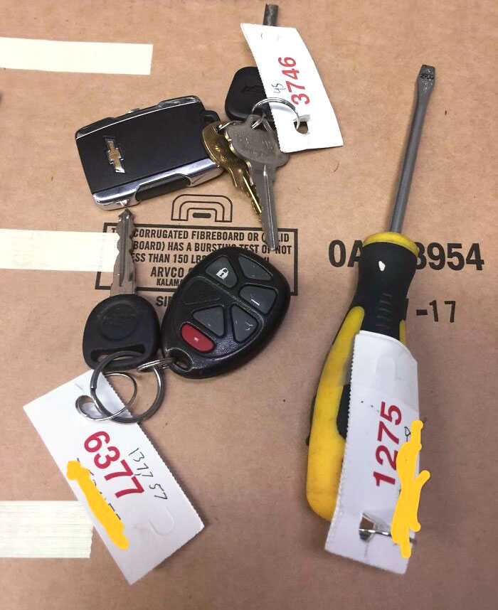 An Actual "Key" Supplied By A Customer