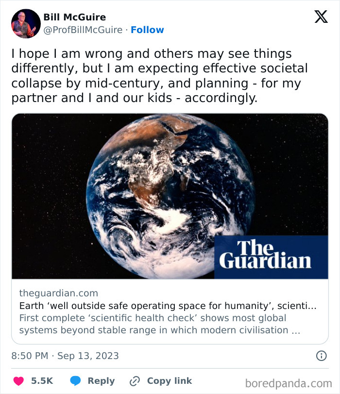 Scientists Make &ldquo;Most Worrying&rdquo; Discovery That Earth "Well Outside The Safe Operating Space"