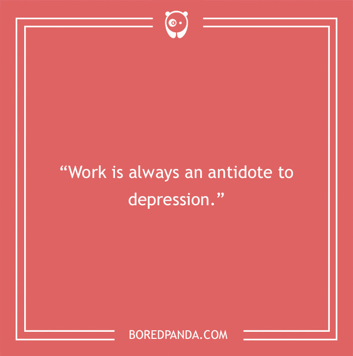Eleanor Roosevelt quote on depression and work  - 19