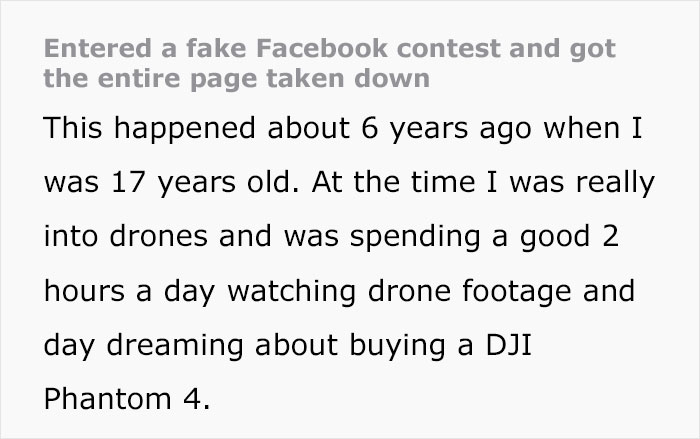 High Schooler Enters Facebook Contest, Figures Out It’s Fake, Gets The Whole Page Shut Down High Schooler Enters Facebook Contest, Figures Out It’s Fake, Gets The Whole Page Shut Down