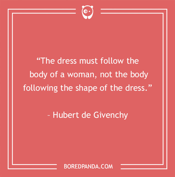 Hubert de Givenchy quote about dress and women - 21