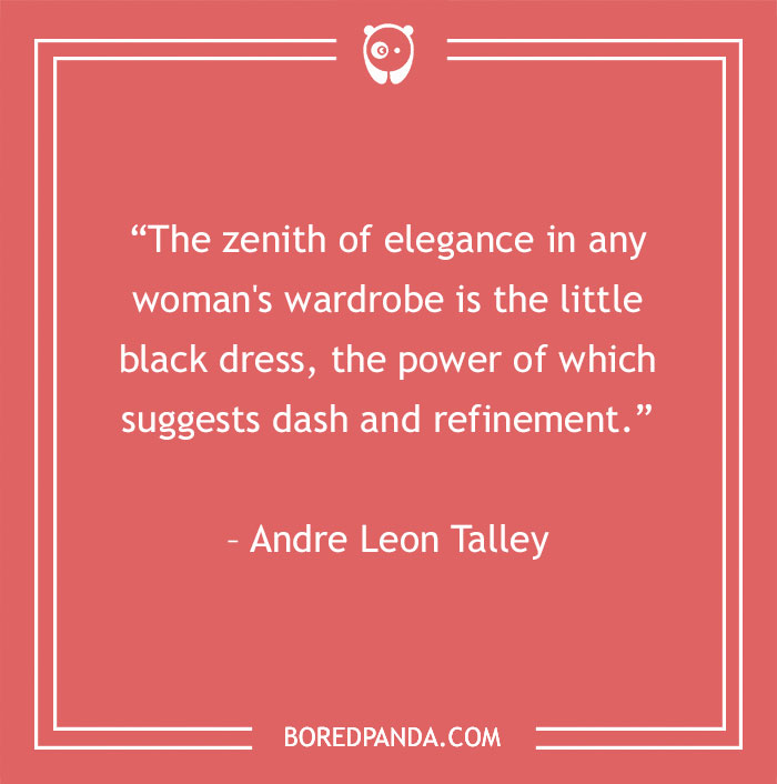 Andre Leon Talley quote about little black dress - 40