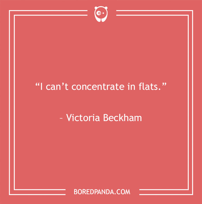 Victoria Beckham quote about flats - 42