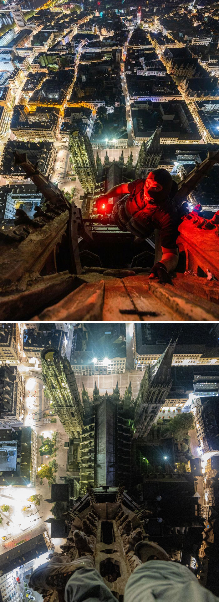 Freeclimb On The Tallest Cathedral In France (151m)