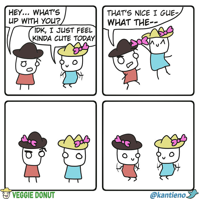 Comics About A Pair Of Friends Feeling Cute veggiedonut