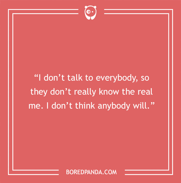 Freddie Mercury quote about not talking to everybody