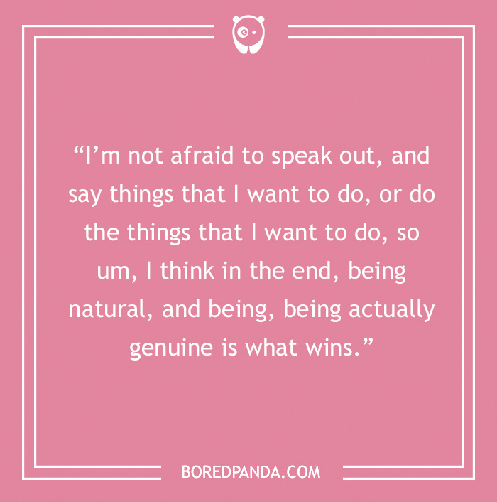 Freddie Mercury quote on being natural and genuine