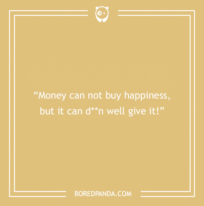 Freddie Mercury quote about money