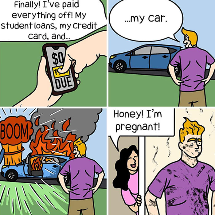 Artist’s 35 Silly Comics About Ridiculous Situations And Hilarious Punchlines