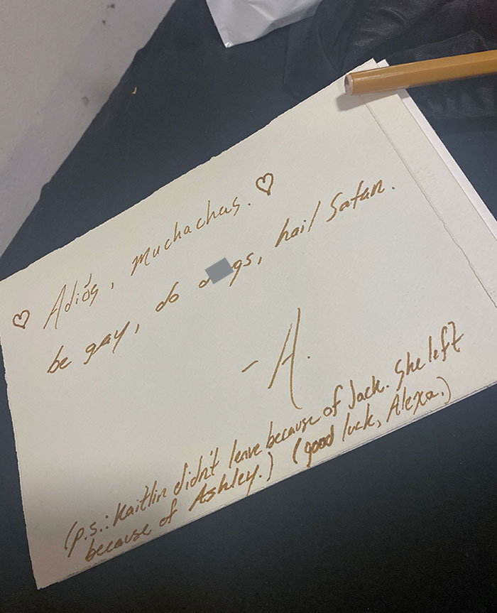 Manager Wanted Me To Adhere To Subpar, 20 Years Outdated Standards. I Quit That Weekend And Left This Note