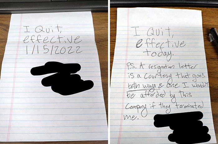 My Manager Was Upset That My First Resignation Letter Wasn't "Professionally Courteous", So I Wrote Her A New One