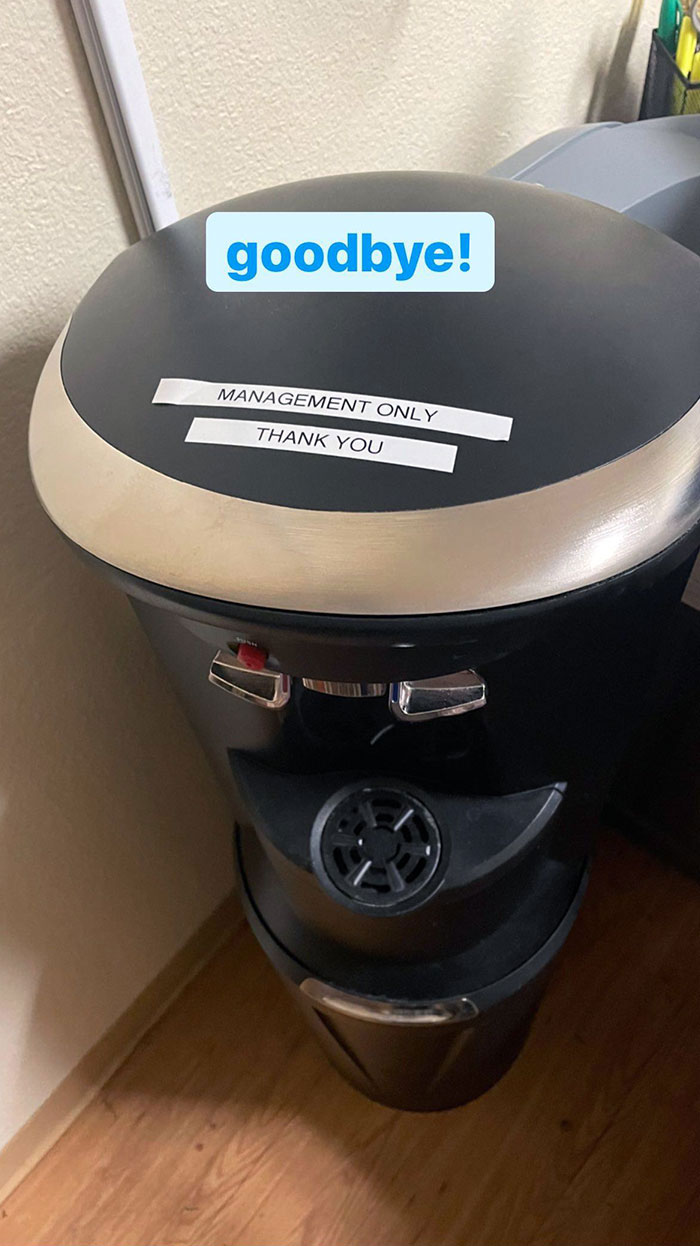 Last Day Of Working Here Filled My 40 Oz Water Bottle To The Brim What Were They Gonna Do? Fire Me?