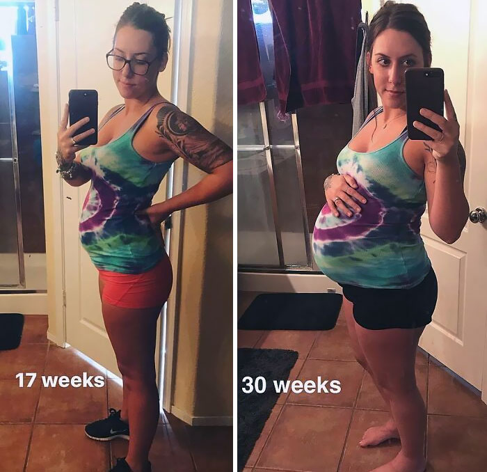 When I Thought I Looked Pregnant vs. Now